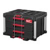 Кейс с выдвижными ящиками Milwaukee Packout 3 Drawer Tool Box - 4932472130, Модель: Packout 3 Drawer Tool Box, внеший вид
