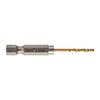Сверло по металлу с шестигранным хвостовиком Milwaukee SHOCKWAVE HSS-G TIN RED HEX 2 x 59.5 mm - 48894703, Диаметр: 2, Модель: SHOCKWAVE HSS-G TIN RED HEX 2 x 59.5 mm, Длина (мм): 59,5, внеший вид