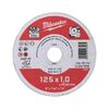 Тонкий отрезной диск по металлу Milwaukee SCS-41 125x1 MM 50 PCS - 4932451477, внеший вид