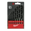 Набор трехточечных спиральных сверл по дереву Milwaukee WOOD DRILL BIT SET 3-10 MM 8 PC - 4932352466, внеший вид