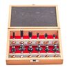 Набор фрез Milwaukee ROUTER BIT SET 8MM 12PCS - 4932451668, внеший вид
