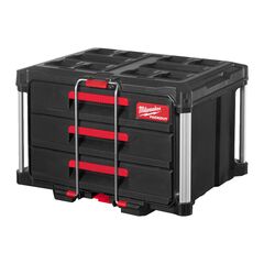 Кейс с выдвижными ящиками Milwaukee Packout 3 Drawer Tool Box - 4932472130, Модель: Packout 3 Drawer Tool Box, внеший вид