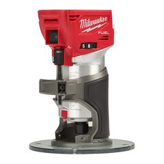 Кромочный фрезер с цангами 6 и 8 мм и 2 базами Milwaukee M18 FTR8-0X - 4933479073, внеший вид