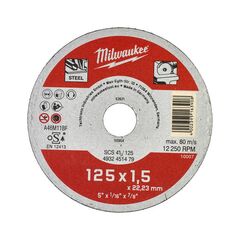 Тонкий отрезной диск по металлу Milwaukee SCS-41 125x1.5 MM 25 PCS - 4932451479, внеший вид