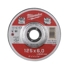 Шлифовальный диск по металлу Milwaukee SG-27 125x6 MM 25 PCS - 4932451482, внеший вид