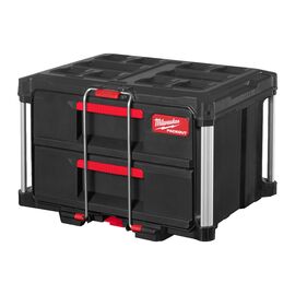 Кейс с выдвижными ящиками Milwaukee Packout 2 Drawer Tool Box - 4932472129, Модель: Packout 2 Drawer Tool Box, внеший вид