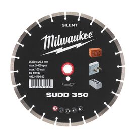 Алмазный диск Milwaukee SUDD 350 mm - 4932479462, Диаметр диска (мм): 350, Посадочный диаметр (мм): 25,4, Модель: SUDD 350 mm, фото 