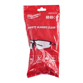 Очки защитные Milwaukee Enhanced Safety Glasses Clear - 4932478763, Цвет: Прозрачные, Вариант модели: Enhanced Safety Glasses Clear, фото , изображение 3