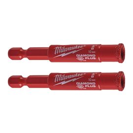 Алмазная коронка Milwaukee DIAMOND PLUS 10 mm 2pc - 4932479234, Модель: DIAMOND PLUS 10 mm 2pc, внеший вид