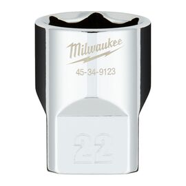 Головка Milwaukee ½˝ DRIVE SOCKET METRIC STANDARD-22 MM - 4932480020, Модель: ½˝ DRIVE SOCKET METRIC STANDARD-22 MM, фото 