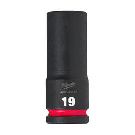 Ударная головка Milwaukee 19 MM ½˝ IMPACT SOCKET DEEP удлиненная - 4932480337, Модель: 19 MM ½˝ IMPACT SOCKET DEEP, внеший вид