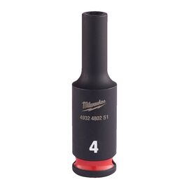 Ударная головка Milwaukee 4 MM ¼˝ IMPACT SOCKET DEEP удлиненная - 4932480251, Модель: 4 MM ¼˝ IMPACT SOCKET DEEP, внеший вид