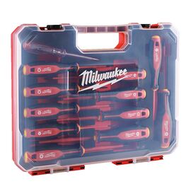 Набор трехгранных отверток и тестер напряжения Milwaukee TRI-LOBE VDE SCREWDRIVER 12PC SET - 4932479095, Модель: TRI-LOBE VDE SCREWDRIVER 12PC SET, внеший вид