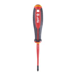 Трехгранная отвертка, изолированная Milwaukee TRI-LOBE VDE SCREWDRIVER PH1 X80 - 4932478721, Тип отвертки: PH 1, Модель: TRI-LOBE VDE SCREWDRIVER PH1 X80, Длина (мм): 80, внеший вид