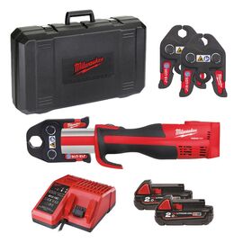 Аккумуляторный гидравлический инструмент для обжима труб Milwaukee M18 FORCE LOGIC™ BLHPT-202C U-SET - 4933451136, Модель: M18 FORCE LOGIC™ BLHPT-202C U-SET, внеший вид