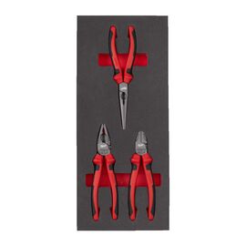 Набор ручного инструмента Milwaukee PLIERS SET FOAM INSERT 3 PCS - 4932493256, Модель: PLIERS SET FOAM INSERT 3 PCS, внеший вид