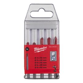 Набор сверл по стеклу и плитке Milwaukee GLASS PLUS TILE DRILL BIT SET 5 PC - 4932479948, внеший вид