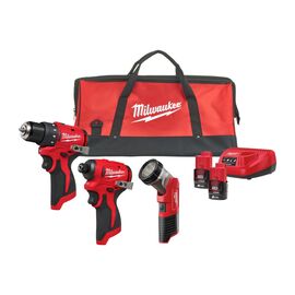 Набор инструмента Milwaukee M12 BLPP3A-202B - 4933499694, внеший вид