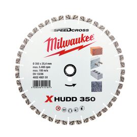 Алмазный диск Milwaukee XHUDD 350 MM - 4932492151, Диаметр диска (мм): 350, Посадочный диаметр (мм): 25,4, Модель: XHUDD 350 MM, внеший вид