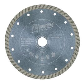 Алмазный диск Milwaukee DUT 180 - 4932399528, Диаметр диска (мм): 180, Посадочный диаметр (мм): 22,23, Модель: DUT 180, фото 