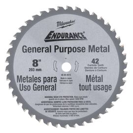 Пильный диск по металлу Milwaukee F 203 x 15.87 x 1.8 42T для циркулярной пилы - 48404515, фото 