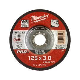 Отрезной диск по металлу Milwaukee PRO-PLUS SC-42 125x3 MM 25 PCS - 4932451496, фото 