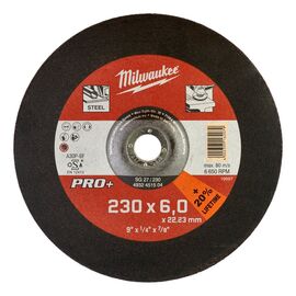 Шлифовальный диск по металлу Milwaukee PRO-PLUS SG-27 230x6 MM 10 PCS - 4932451504, фото 