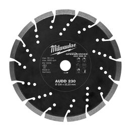 Алмазный диск Milwaukee Speedcross AUDD 230 - 4932399826, фото 