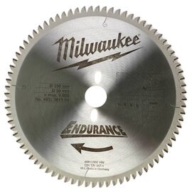 Пильный диск по дереву Milwaukee WCSB 250 x 30 x 3.2 80T для торцовочной пилы - 4932361504, Диаметр диска (мм): 250, Посадочный диаметр (мм): 30, Модель: WCSB 250 x 30 x 3.2 80T, фото 