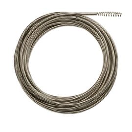 Трос с грушевидным наконечником для прочистки канализации Milwaukee 6MM X 10.5M SPIRAL BULB AUGER M18PF - 48532671, внеший вид