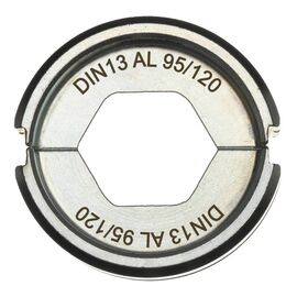 Сменная матрица для опрессовки алюминиевых кабельных наконечников и коннекторов Milwaukee DIN13 AL 95-120 - 4932459510, фото 