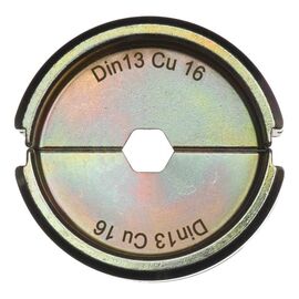 Сменная матрица для опрессовки медных кабельных наконечников и коннекторов Milwaukee DIN13 CU 16 - 4932459465, фото 