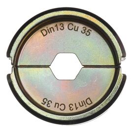 Сменная матрица для опрессовки медных кабельных наконечников и коннекторов Milwaukee DIN13 CU 35 - 4932459467, фото 