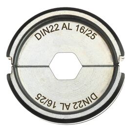 Сменная матрица для опрессовки алюминиевых кабельных наконечников и коннекторов Milwaukee DIN22 AL 16-25 - 4932451771, фото 