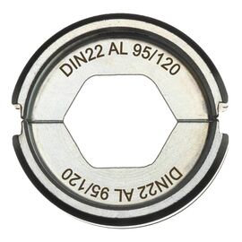 Сменная матрица для опрессовки алюминиевых кабельных наконечников и коннекторов Milwaukee DIN22 AL 95-120 - 4932451775, фото 