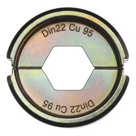 Сменная матрица для опрессовки медных кабельных наконечников и коннекторов Milwaukee DIN22 CU 95 - 4932451749, фото 