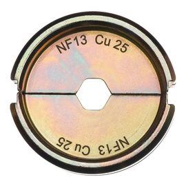 Сменная матрица для опрессовки медных кабельных наконечников Milwaukee NF13 CU 25 - 4932459454, фото 