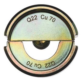 Сменная матрица для опрессовки алюминиевых кабельных наконечников и коннекторов Milwaukee Q22 CU 70 - 4932451770, фото 