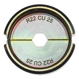 Сменная матрица для опрессовки медных кабельных наконечников и коннекторов Milwaukee R22 CU 25 - 4932451756, фото 