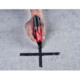 Маркер для стройплощадки Milwaukee INKZALL™ black chisel tip marker XL - 4932471558, фото , изображение 5