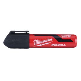 Маркер для стройплощадки Milwaukee INKZALL™ black chisel tip marker XL - 4932471558, фото 