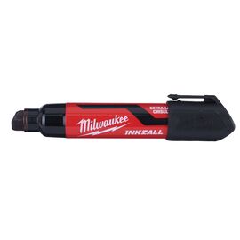 Маркер для стройплощадки Milwaukee INKZALL™ black chisel tip marker XL - 4932471558, фото , изображение 3