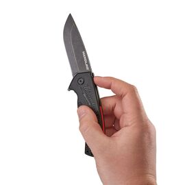 Складной нож с гладким лезвием Milwaukee HARDLINE™ FOLDING KNIFE - 48221994, фото , изображение 4