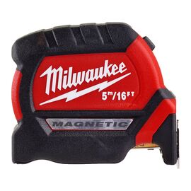 Рулетка с магнитом Milwaukee PREMIUM MAGNETIC GEN III 5m-16ft - 4932464602, фото 