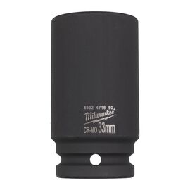 Ударная головка Milwaukee ¾ IMPACT SOCKET LONG 33 MM удлиненная - 4932471650, Модель: ¾ IMPACT SOCKET LONG 33 MM, внеший вид