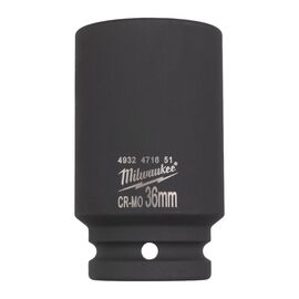 Ударная головка Milwaukee ¾ IMPACT SOCKET LONG 36 MM удлиненная - 4932471651, Модель: ¾ IMPACT SOCKET LONG 36 MM, внеший вид