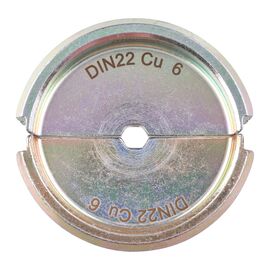 Сменная матрица для опрессовки медных кабельных наконечников и коннекторов Milwaukee DIN22 CU 6 - 4932464861, фото 