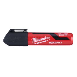 Маркер для стройплощадки Milwaukee INKZALL™ black chisel tip marker XL - 4932471559, фото 