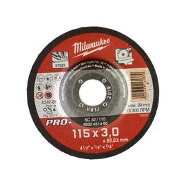 Отрезной диск по металлу Milwaukee PRO-PLUS SC-41 115x3 MM 25 PCS - 4932451491, фото 