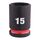 Ударная головка Milwaukee 15 MM ⅜˝ IMPACT SOCKET STD - 4932480272, Модель: 15 MM ⅜˝ IMPACT SOCKET STD, внеший вид